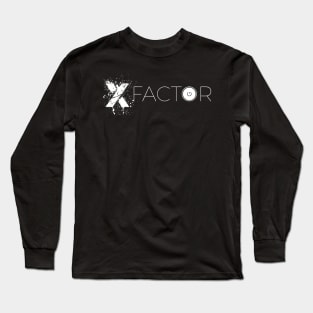 X-Factor White Long Sleeve T-Shirt